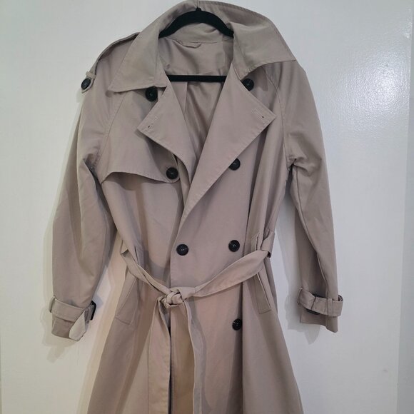 Khaki Women's Trenchcoat - Picture 1 of 11
